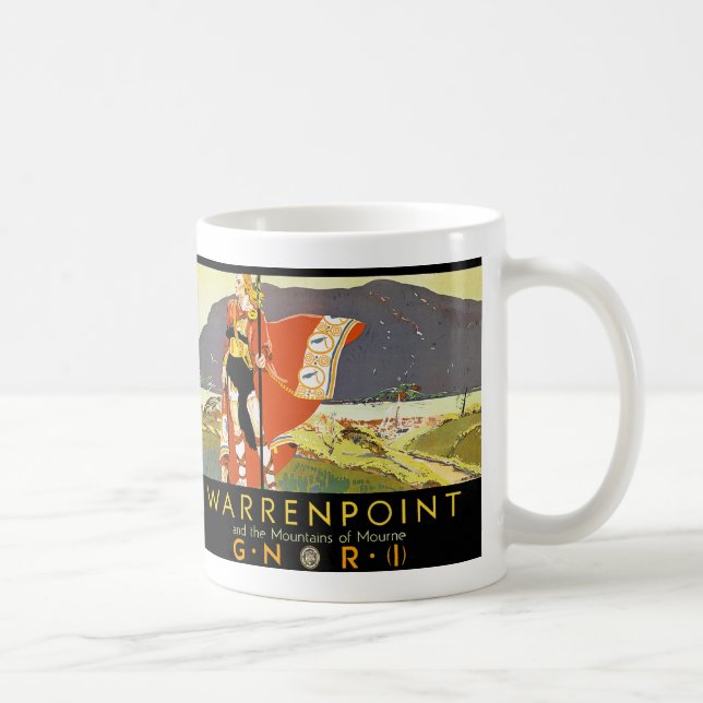 Mug Warrenpint et les montagnes de Mourne (Droite)