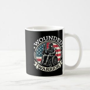 Mug Warrior Blessé Héros américain Vétérinaire Soutien