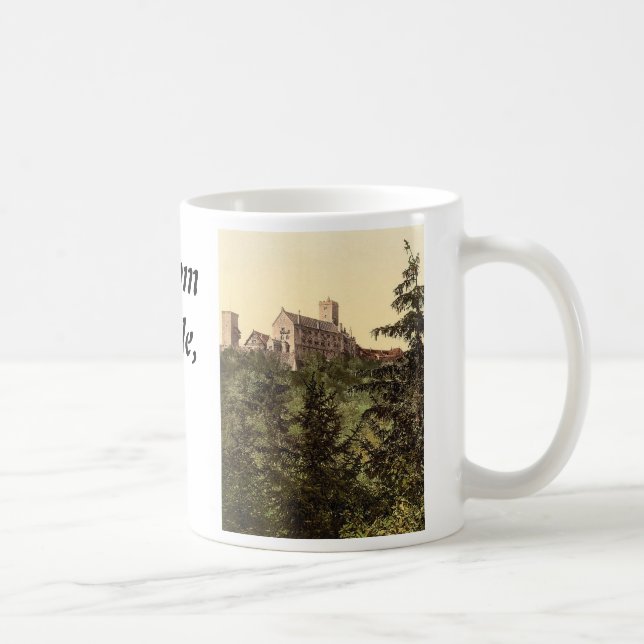 Mug Wartburg, de château d'Eisenach, Thuringe, (Droite)