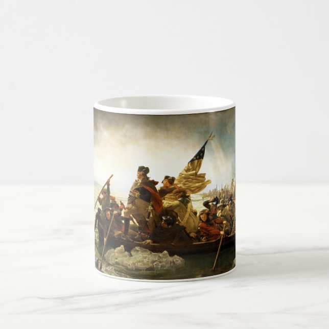 Mug Washington croisant le Delaware par Emanuel Leutze (Centre)