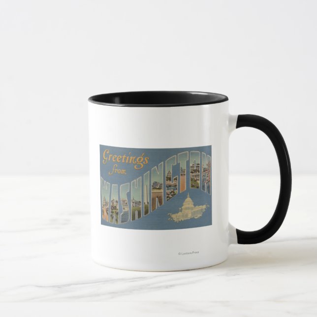 Mug Washington (État) - Scènes de grandes lettres (Droite)