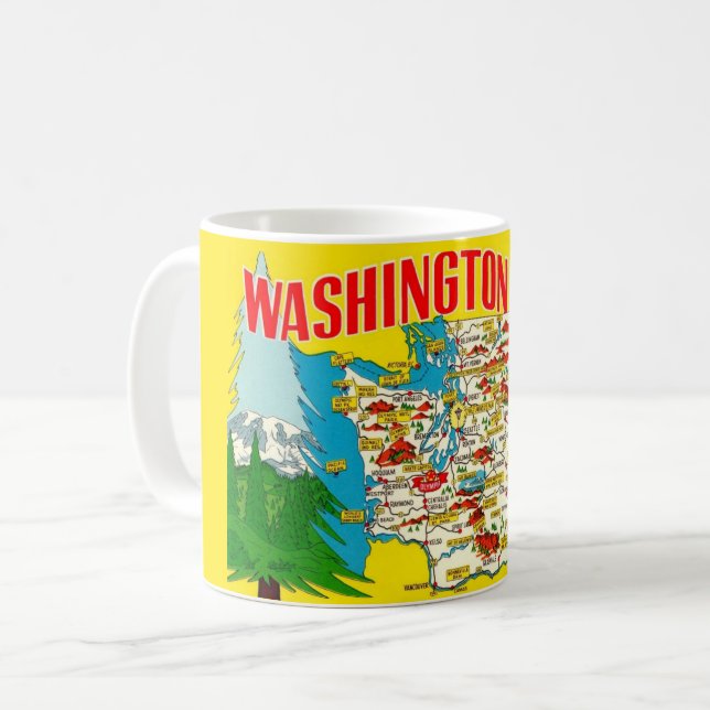 Mug Washington - L'Etat À feuillage persistant (Devant gauche)