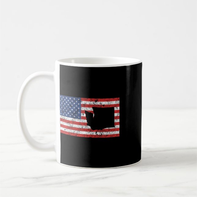 Mug Washington Seattle Spokane Tacoma Vancouver Olympi (Gauche)