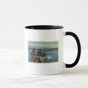 Mug Washington - vue des pêcheurs attrapant un saumon