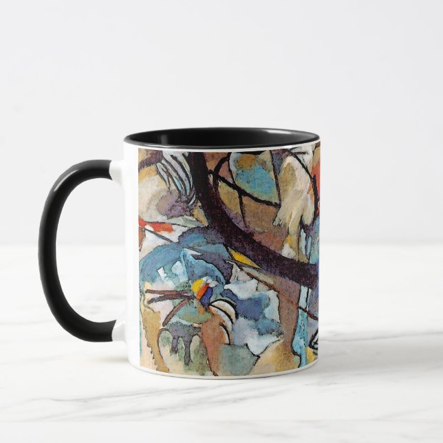 Mug Wassily Kandinsky - Composition Cinq Art Abstrait (Gauche)