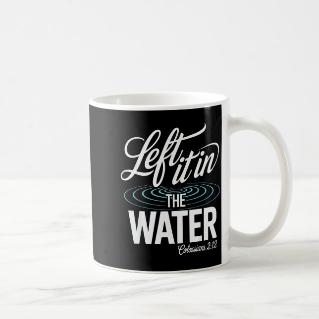 Mug Water Baptism Made New In Christ Christian Faith B (Droite)