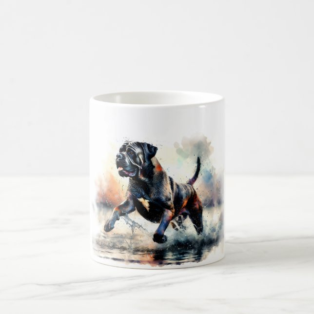 Mug Watercolor Cane Corso dog (Centre)
