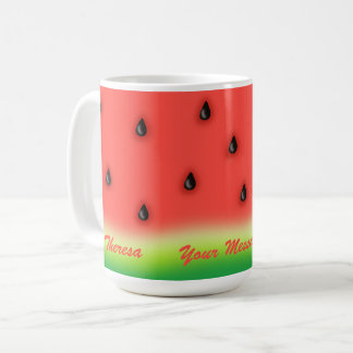 Mug Watermelon d'été personnalisé