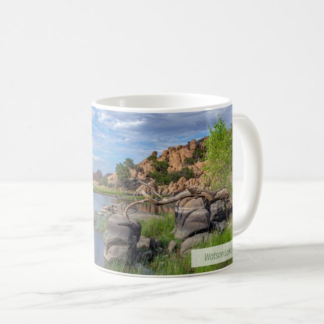 Mug Watson Lake Psalm 23:1,2 KJV (Devant droit)