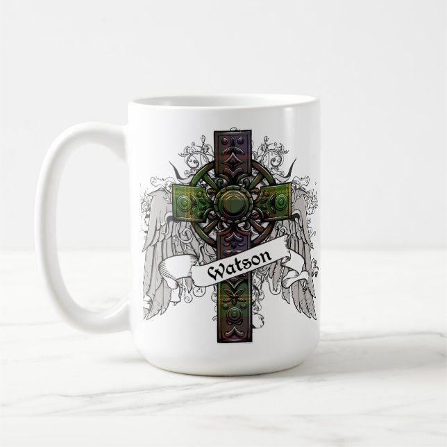 Mug Watson Tartan Cross (Gauche)