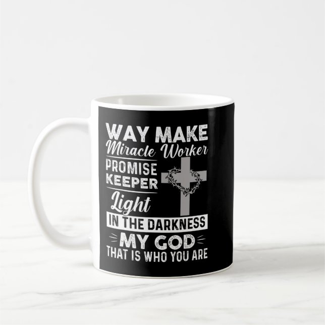 Mug Waymaker Miracle Worker Promesse Keeper Lumière Jé (Gauche)