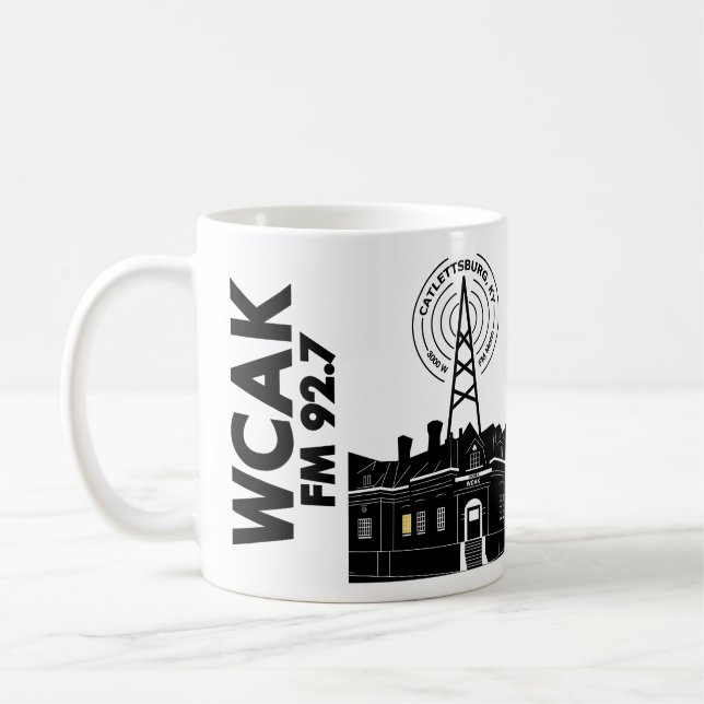 Mug WCAK Radio, Catlettsburg KY (Gauche)