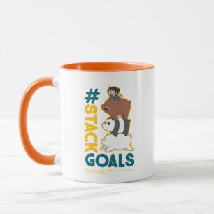 Mug We Bare Bears and Chloe - #StackGoals