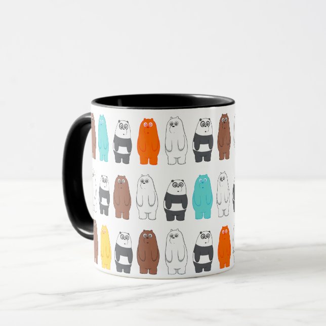Mug We Bare Bears Colorful Bear Pattern (Devant gauche)