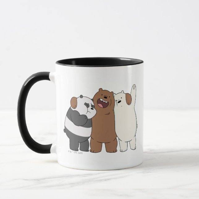 Mug We Bare Bears Group Hug (Gauche)