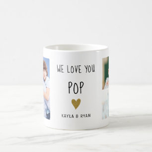 Mug We Love You Pop 3 Photo Collage Grand-père