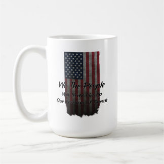 Mug We The People American Flag USA Liberté d'expressi