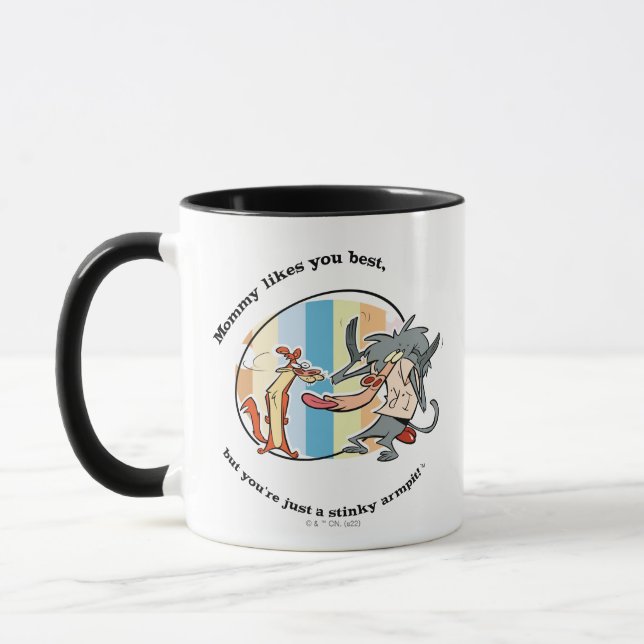 Mug Weasel & Baboon "Maman aime mieux que toi" (Gauche)