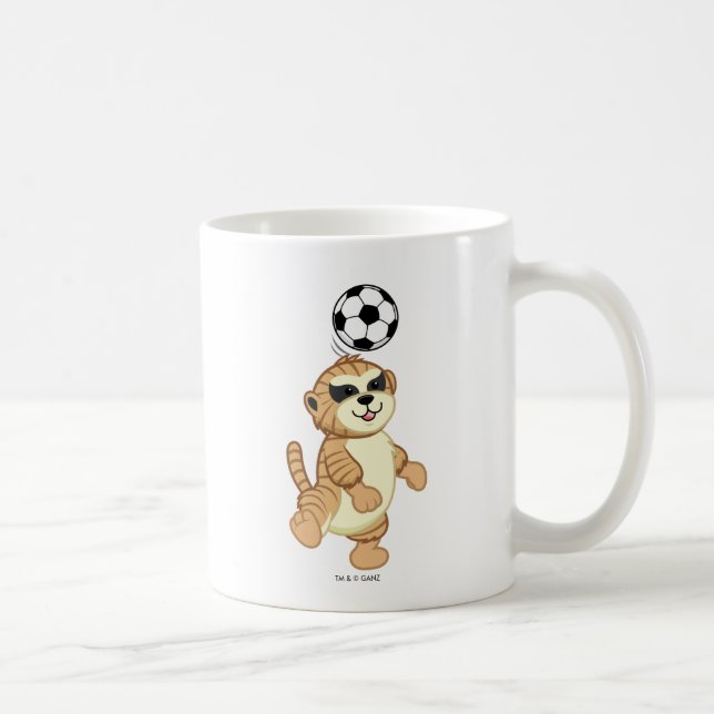 Mug Webkinz | Meerkat jouant au football (Droite)