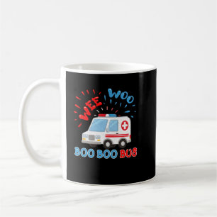 Mug Wee Woo Boo Bus Ambulance Funny EMS EMT Parame