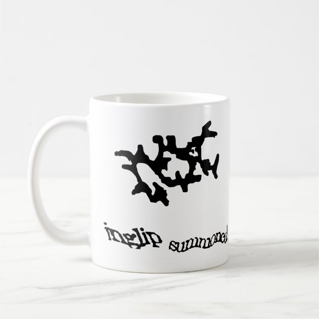 Mug Weedalua convoqué noir (Gauche)