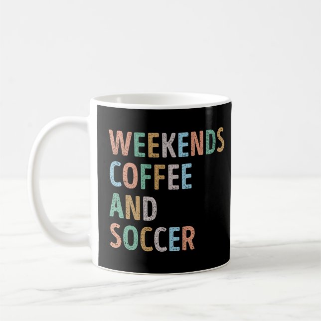 Mug Week-ends Café et Soccer Maman (Gauche)
