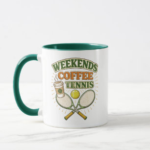 Mug Week-ends Café Tennis – Parfait pour les amoureux
