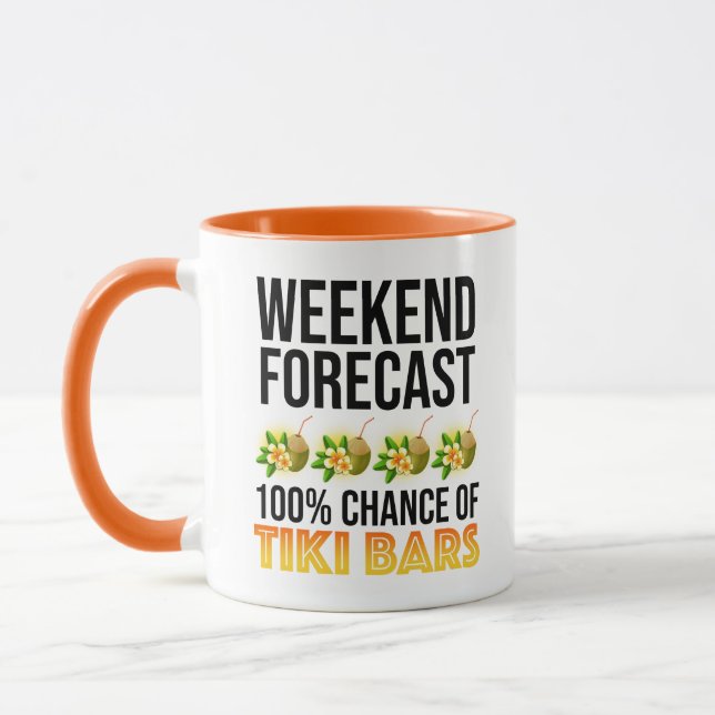 Mug Weekend Forecast - 100% Chance of Tiki Bars (Gauche)