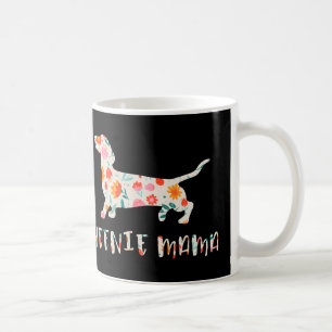 Mug Weenie Mama Dachshund floral