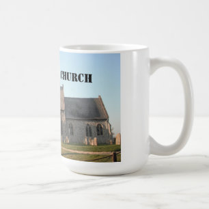 Mug Weeting Castle Church Norfolk Angleterre
