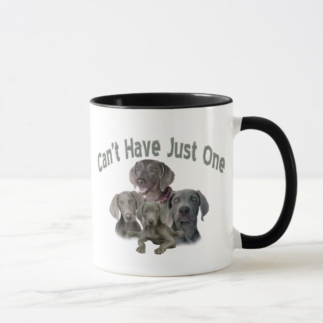 Mug Weimaraner ne peut pas en avoir un seul (Droite)