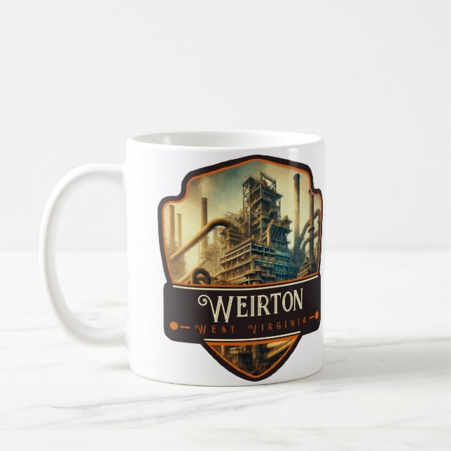Mug Weirton, Virginie-Occidentale | Vintage (Gauche)
