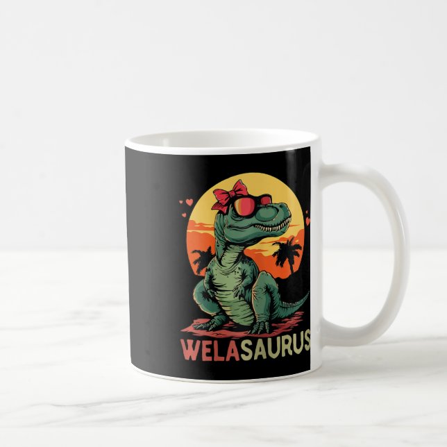 Mug Welasaurus Dino Dinosaur Wela-saurus T-rex Mère' (Droite)