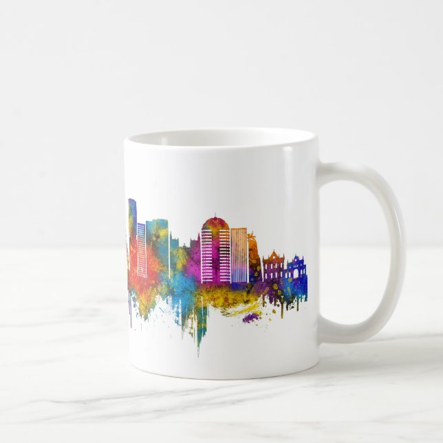 Mug Wellington New Zealand Skyline (Droite)