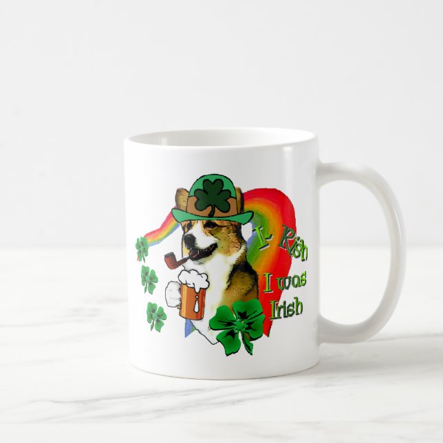 Mug Welsh Corgi St Patricks Day (Droite)