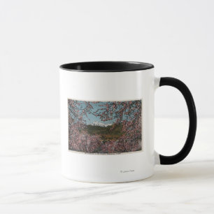 Mug Wenatchee, WAView de cachemire de Mt. avec des