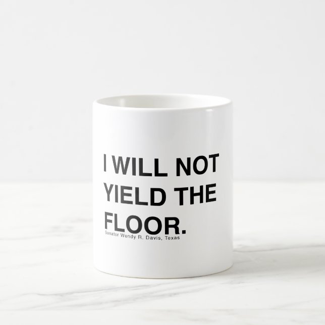 Mug Wendy Davis ne rapportera pas le plancher (Centre)