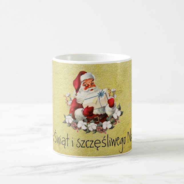 Mug Wesołych Świąt Joyeux cadeau de Noël pour grand-pè (Centre)