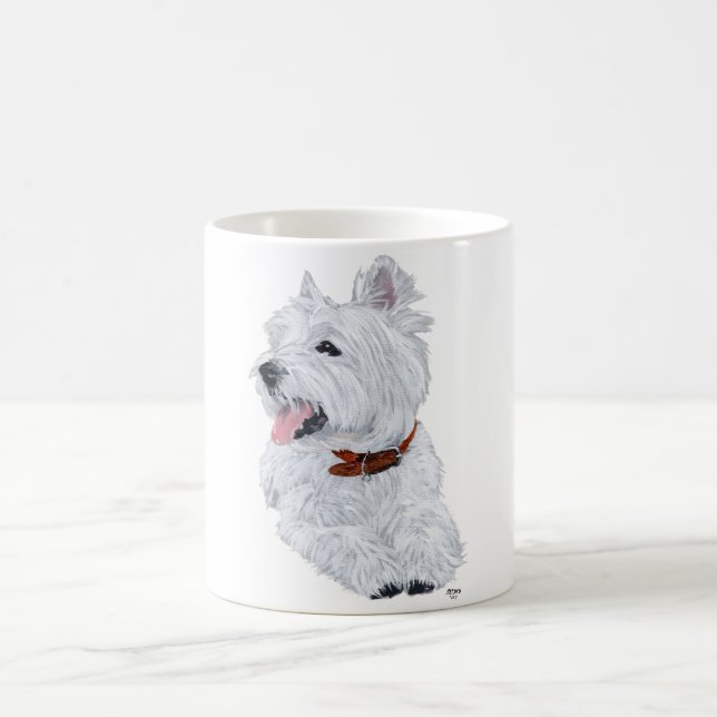 Mug West Highland White Terrier joyeux (Centre)