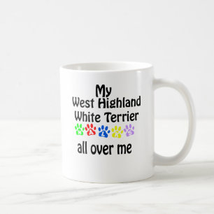 Mug West Highland White Terrier Walks Design