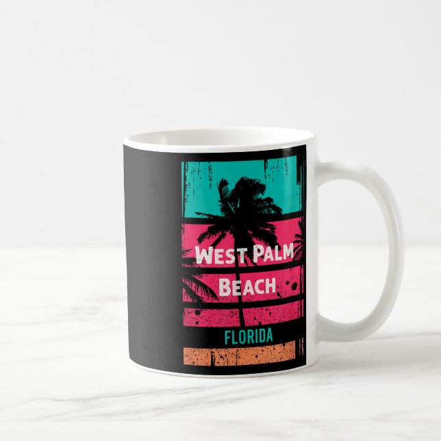 Mug West Palm Beach Souvenir - Florida Reminder (Droite)