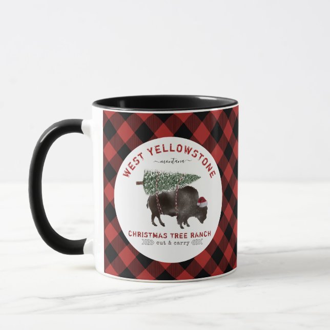 Mug West Yellowstone Montana Christmas Tree Ranch (Gauche)