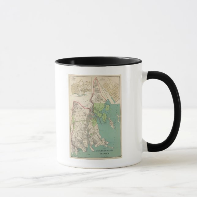 Mug Westchester, villes de Pelham (Droite)