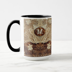 Mug Western Country Leather n dentée initiale
