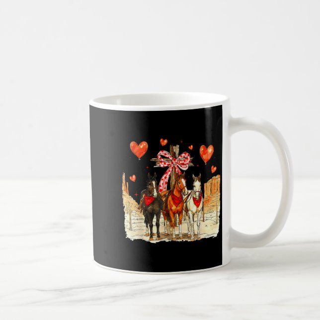 Mug Western Horse Valentine Funny Western Valentines D (Droite)