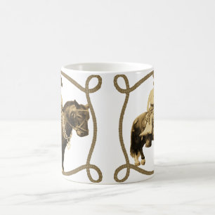 Mug Western Vintage Cowboy Sur Cheval