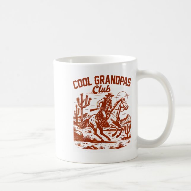 Mug Western Wild West Grandpa Papa Cool Grandpas Club  (Droite)