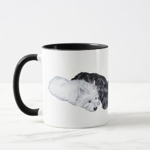 Mug Westie et Scottie au repos