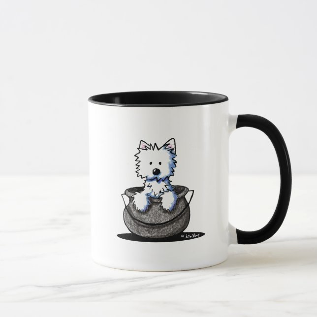 Mug Westie Halloween Cauldron Cutie (Droite)