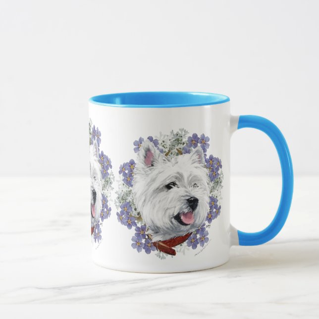 Mug Westie Ne m'oubliez pas (Droite)